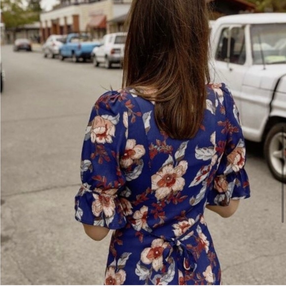 NWT Christy Dawn Ono dress in midnight anemone - Picture 3 of 9